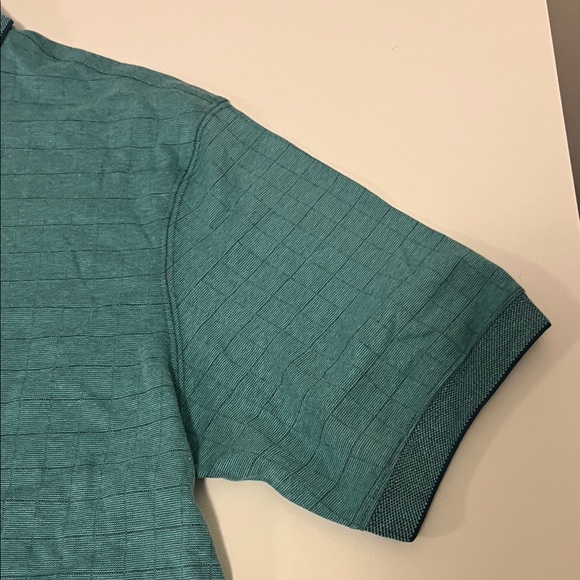 Haggar Men's Aqua Polo Shirt - Picture 6 of 10